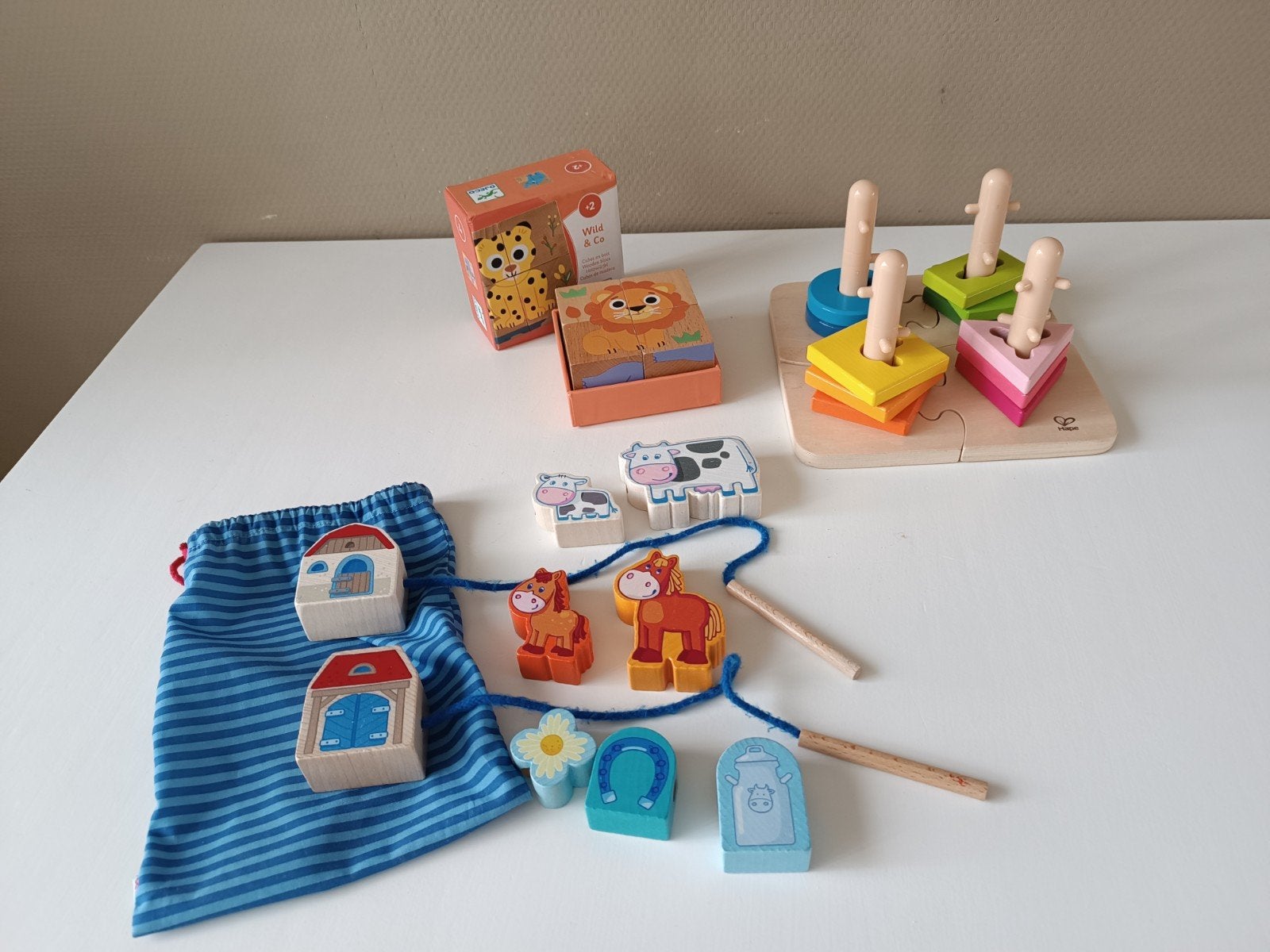 Houten speelgoed/puzzels Hape, Haba, Djeco., Kinderen en Baby's, Speelgoed | Houten speelgoed, Ophalen