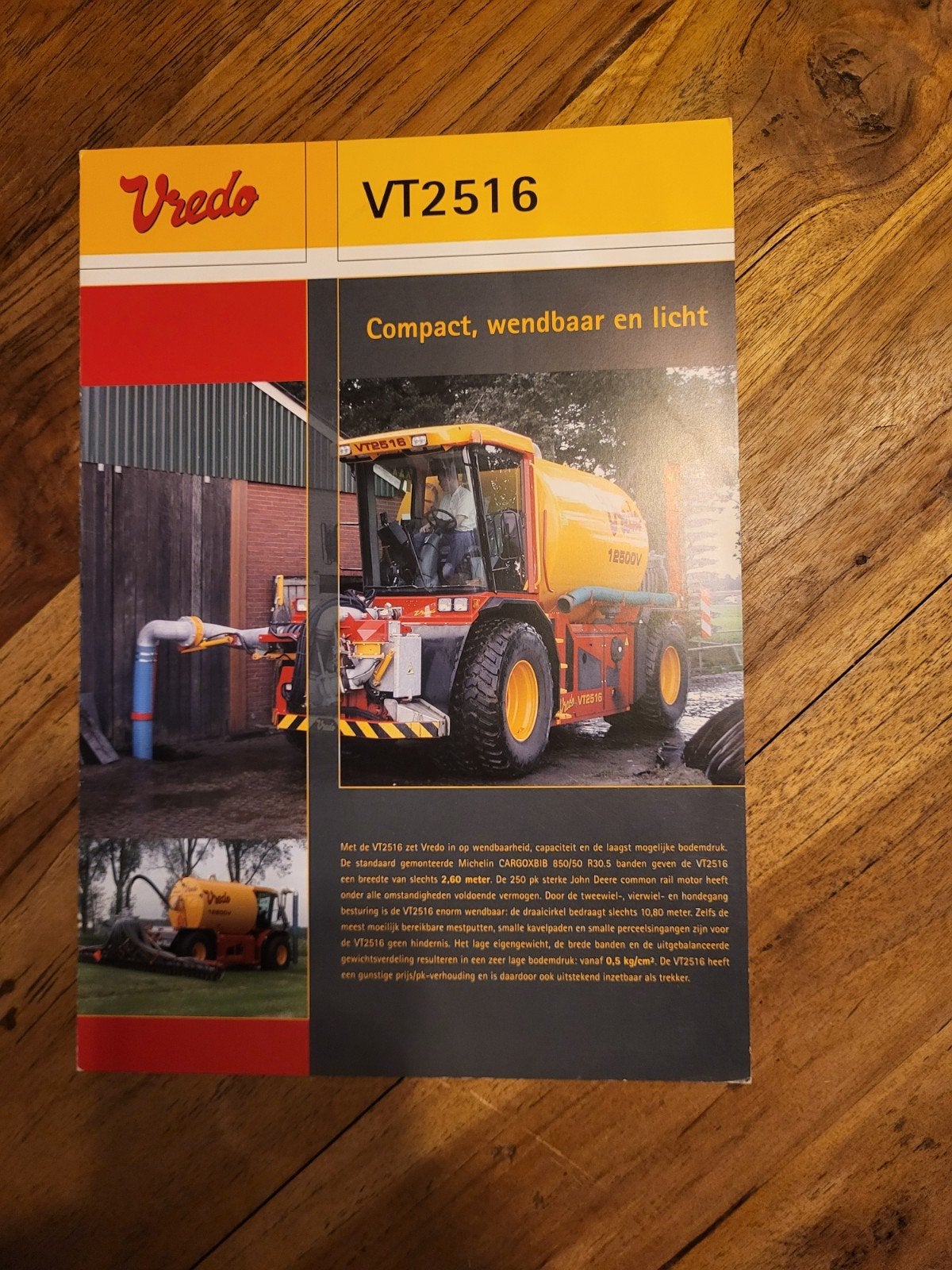 tractor folder Vredo VT2516, Ophalen of Verzenden