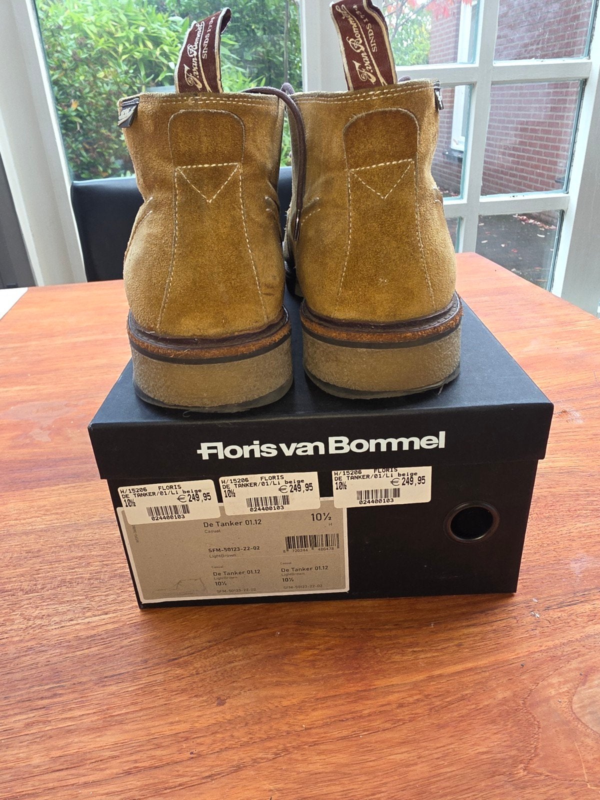 Floris van Bommel De Tanker 01.12 suède boots, Bruin, Boots, Floris van Bommel, Ophalen of Verzenden
