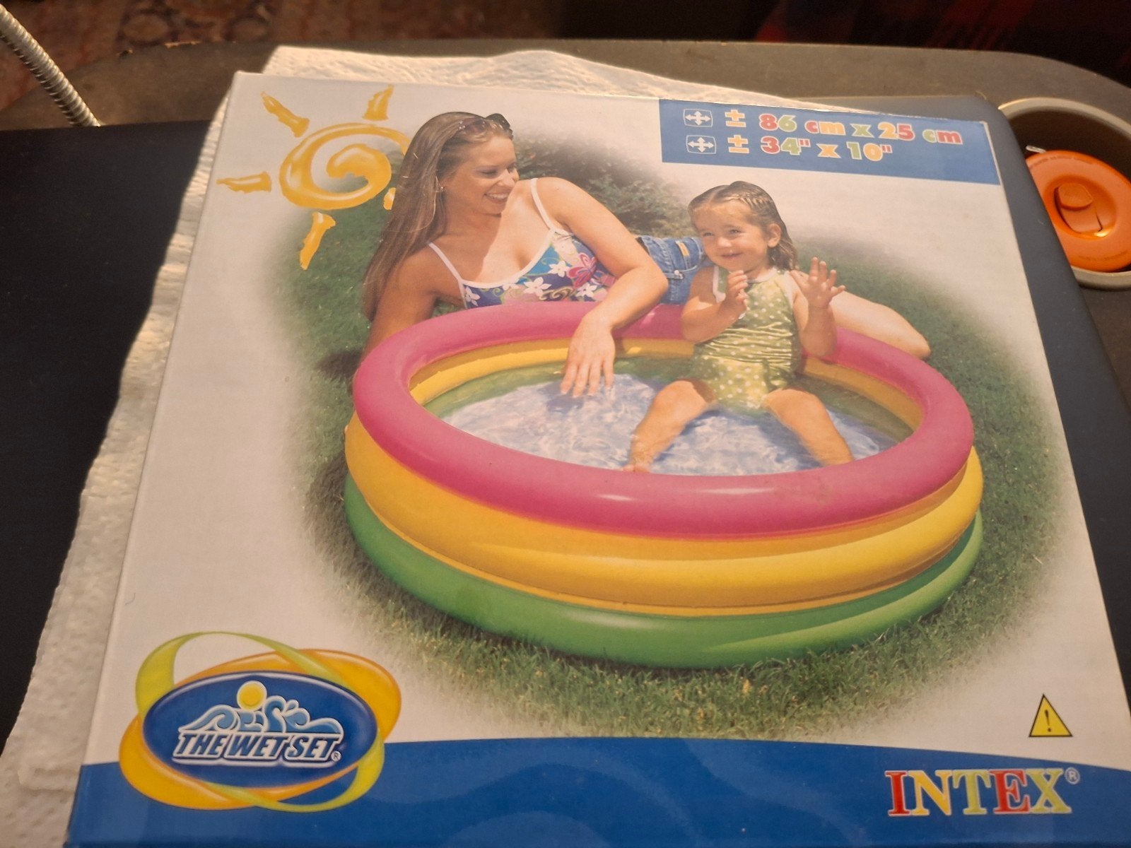 Intex Baby Zwembadje - The Wet Set, Minder dan 80 cm, Opblaaszwembad, Rond, Nieuw