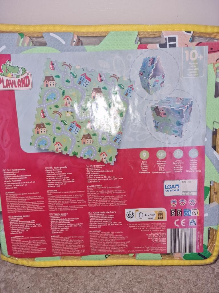 Playland puzzelmatten, 18 stuks, Ophalen, Bouwen