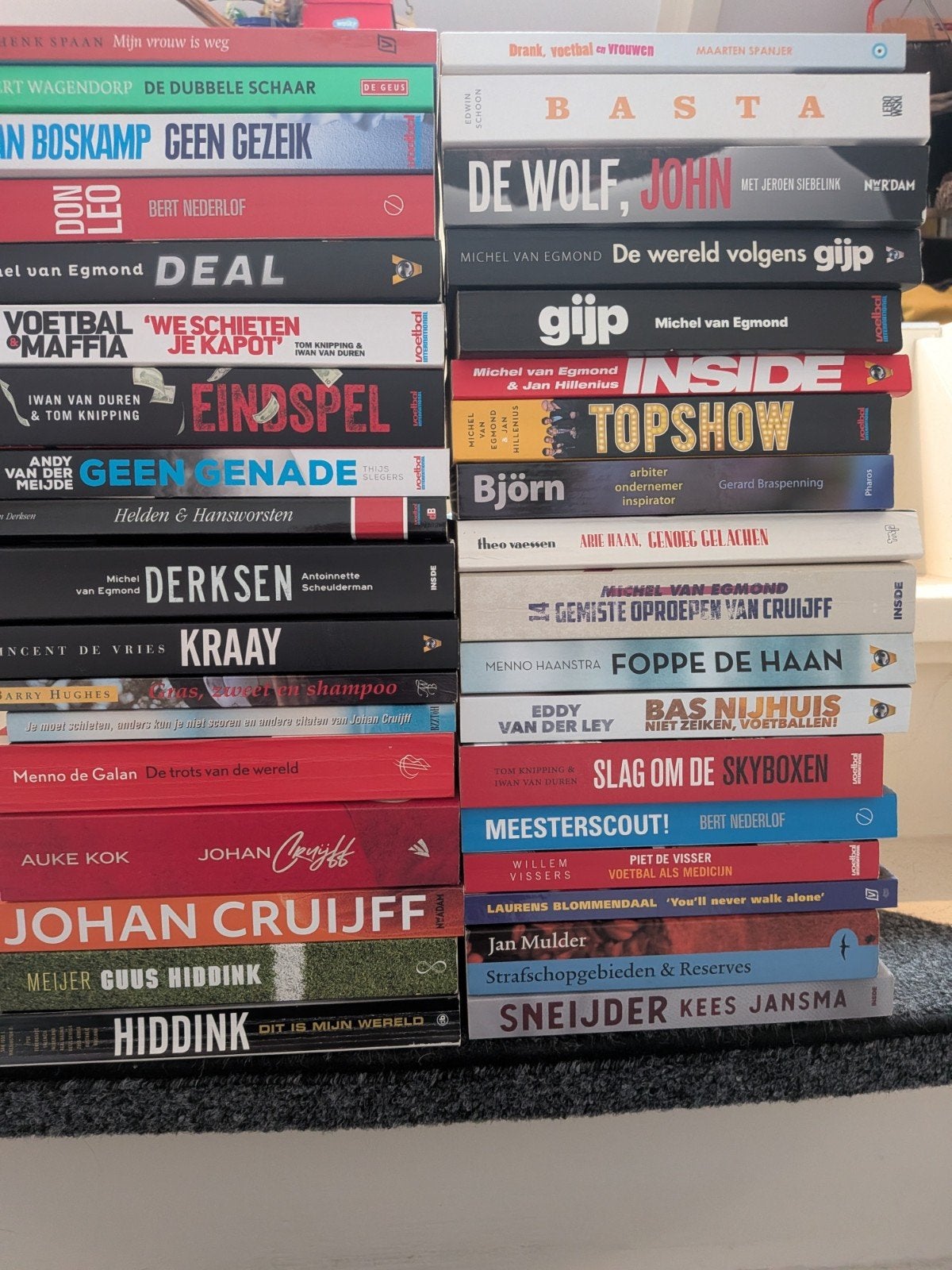 36 prachtige sportboeken over voetbal, Ophalen of Verzenden, Zo goed als nieuw, Diverse auteurs, Balsport