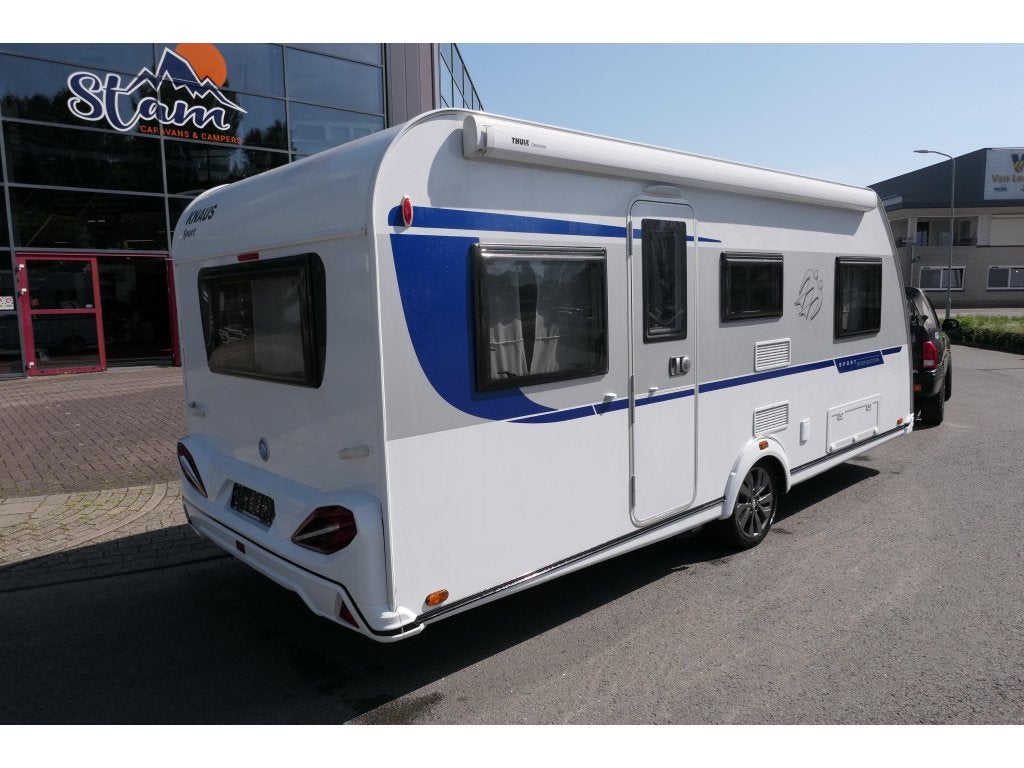 Knaus Sport Silver Selection 500 EU incl. mover en luifel, Caravans en Kamperen, Caravans, Rondzit, 5 tot 6 meter, Knaus, Overige typen