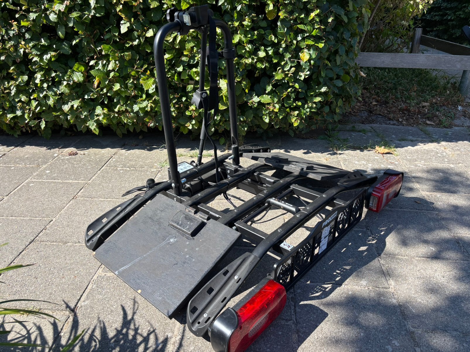 Omgebouwde fietsendrager, Ophalen, Gebruikt
