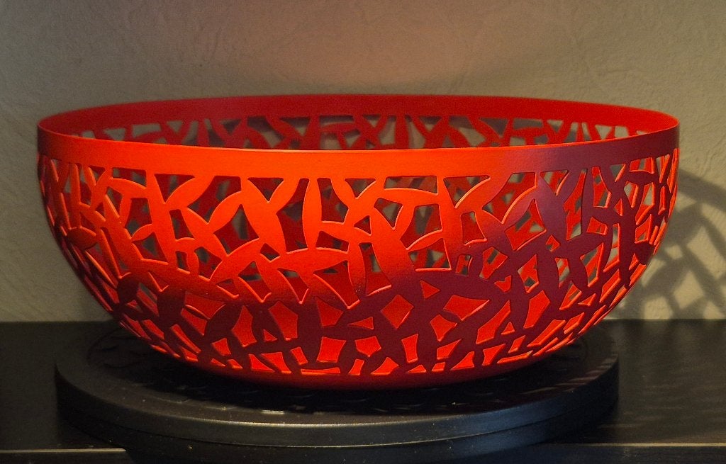 Originele Alessi "Cactus!" Fruitschaal – Marta Sansoni, Gebruikt, Schaal, Rond, Ophalen of Verzenden