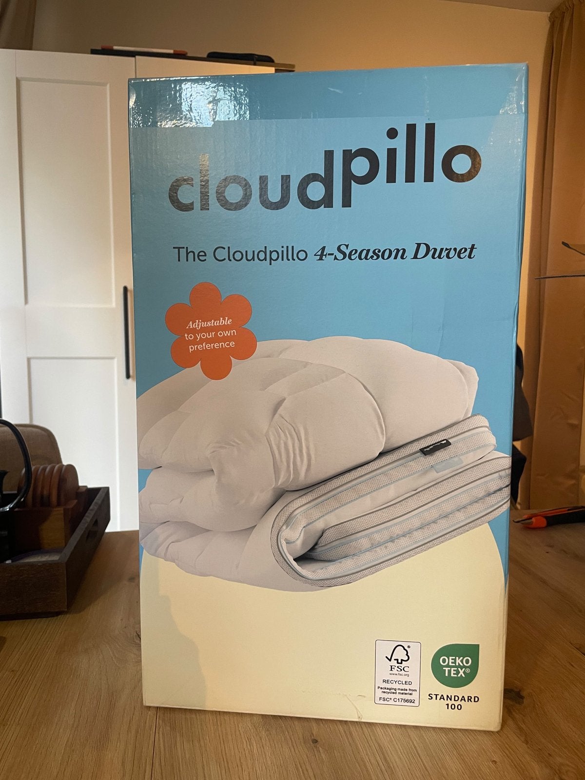 Cloudpillo 4-seizoenen dekbed 200x200 - Nieuw in doos, Ophalen of Verzenden, Nieuw, Wit