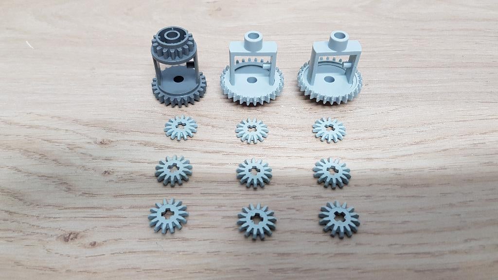 3 x Technisch Lego Differentieel, Gebruikt, Verzenden, Lego, Technic