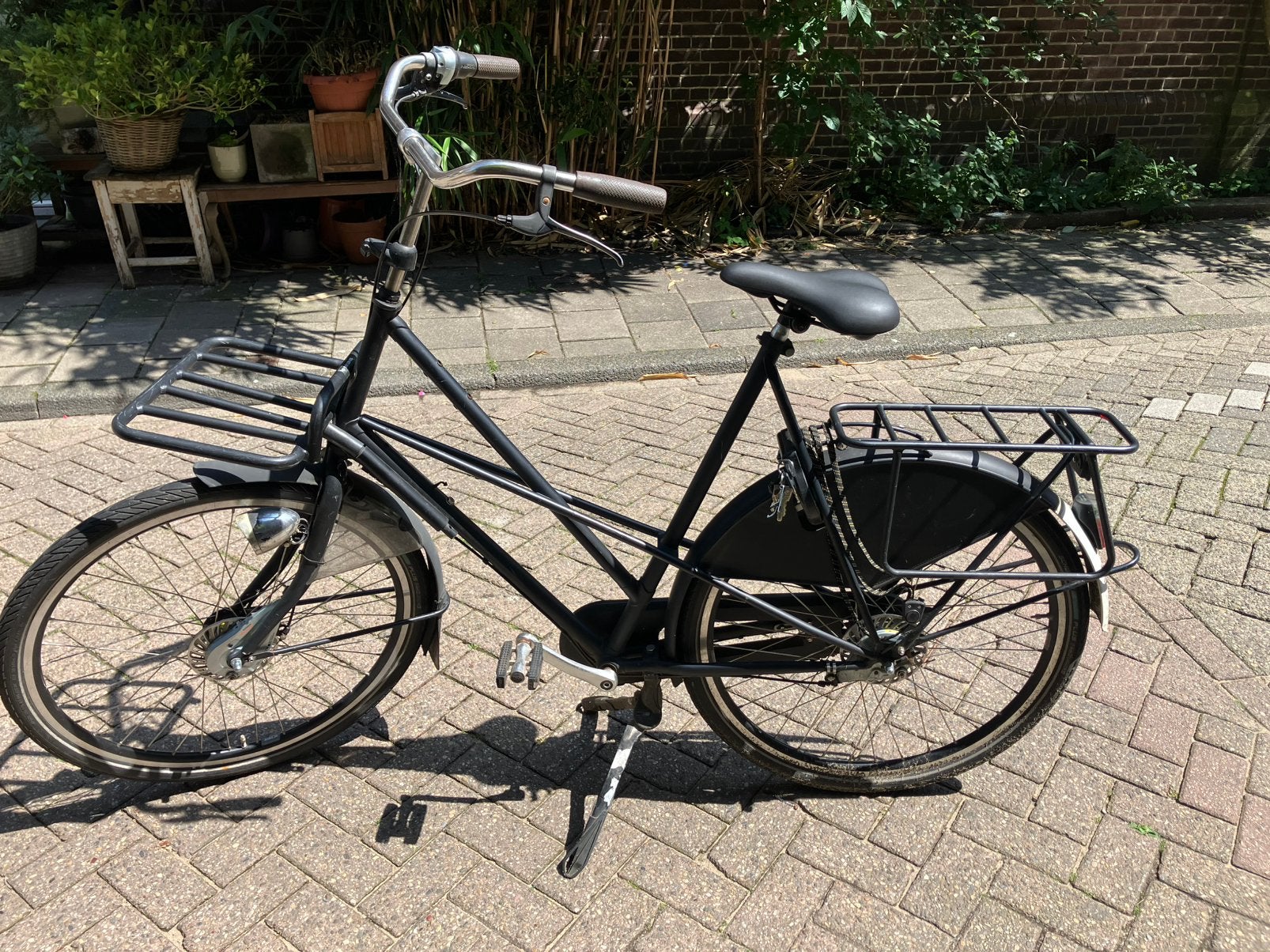 Azor damesfiets 8 versnellingen kruisframe 66 cm, Gebruikt, Versnellingen, 56 cm of meer, Schijfrem