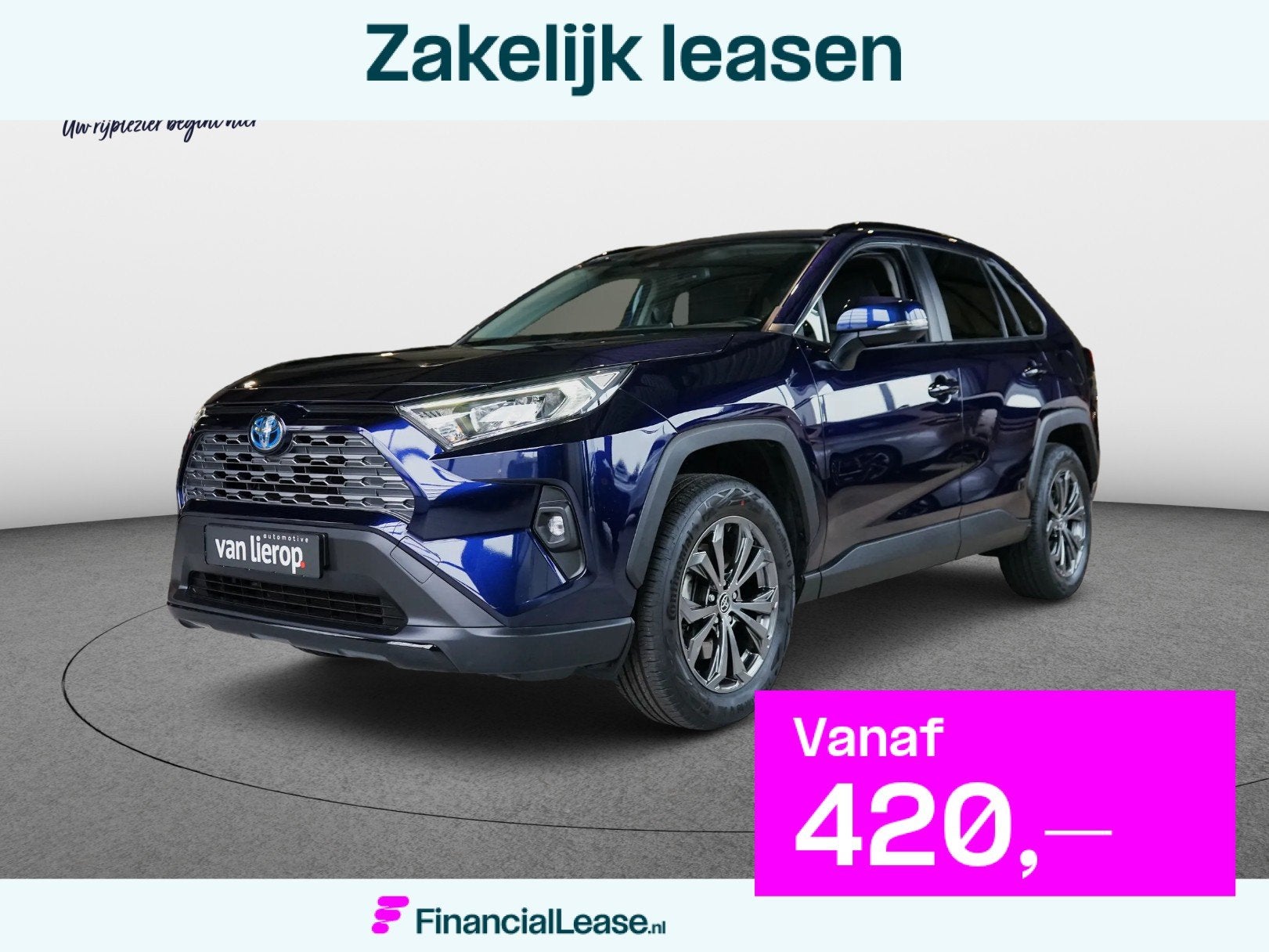 Toyota RAV4 2.5 Hybrid TREKHAAK | 1STE EIG. | DEALER ONDERHO, Dealer onderhouden, Stof, Gebruikt, Zwart
