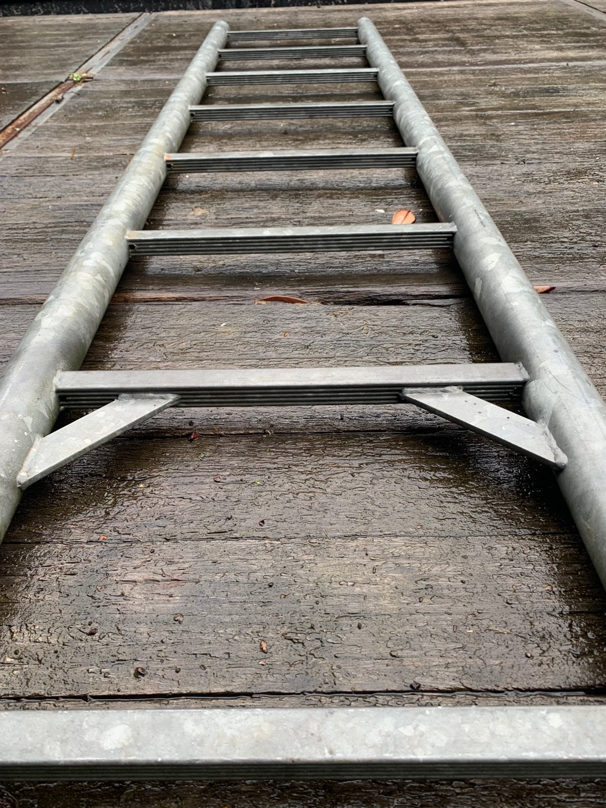 Trap, zwemtrap, boomhut, steiger, multifunctioneel!, Ophalen, Zo goed als nieuw, 2 tot 4 meter