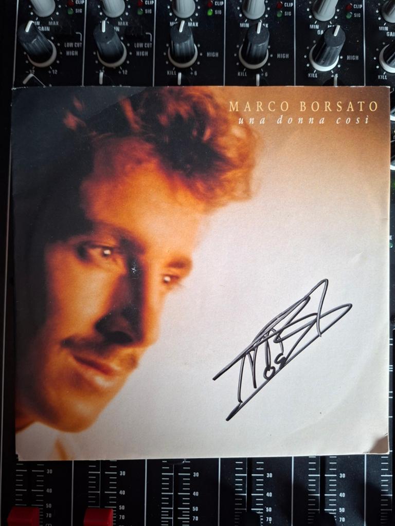 Marco Borsato - Una Donna Così (Gesigneerde Single 1990), Cd's en Dvd's, Vinyl Singles, Gebruikt, 1990 - 1999, 7 inch, Single