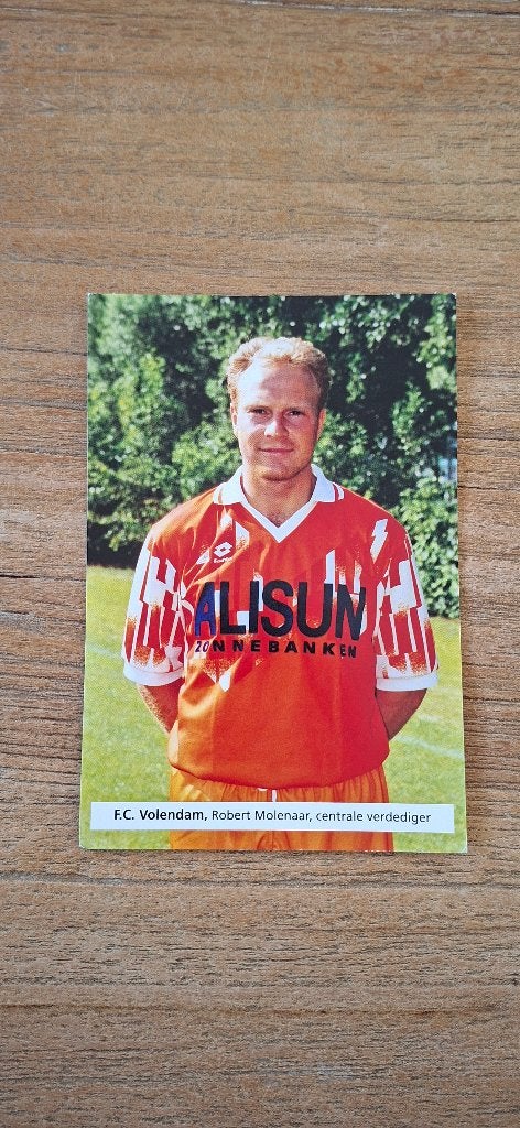 Spelerskaart; Robert Molenaar # FC Volendam, Ophalen of Verzenden, Nieuw, Overige binnenlandse clubs, Spelerskaart