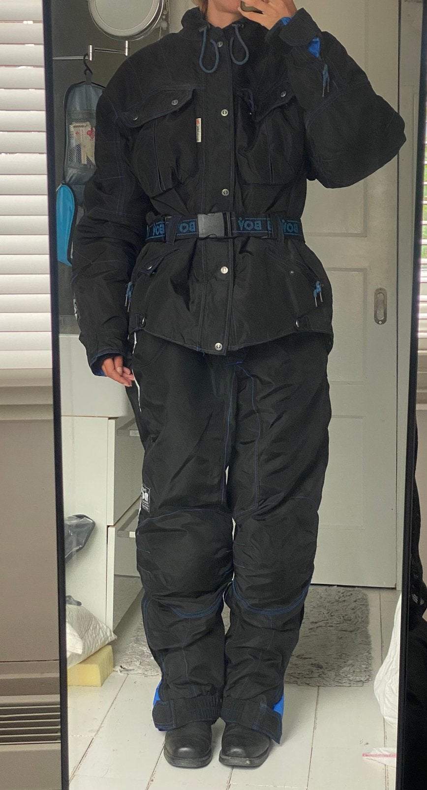 Heren Vintage Motorpak - Thermo Boy - XXL, Ophalen of Verzenden, Tweedehands, Heren, Combipak