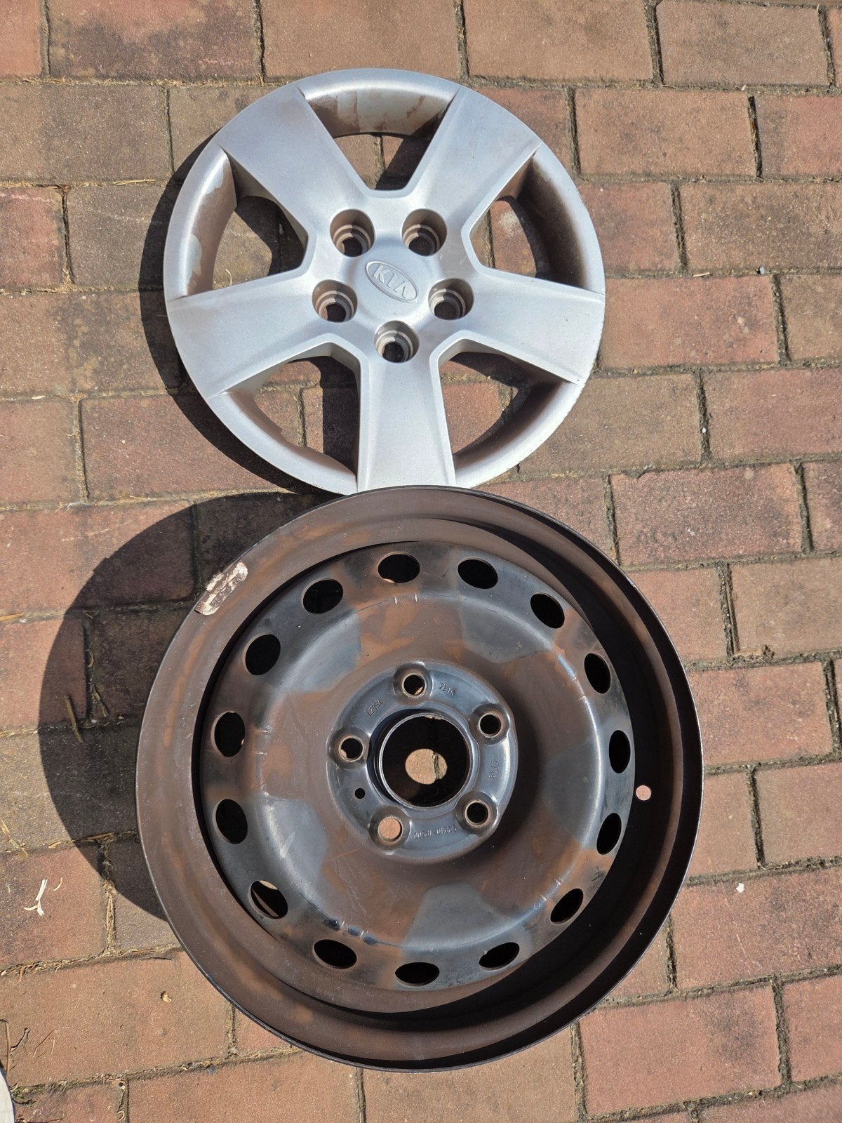 4 originele Kia velgen 15 inch, Ophalen of Verzenden
