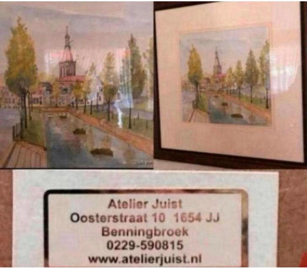 Origineel schilder werk. Van Medembliks kunstenaar, Ophalen of Verzenden