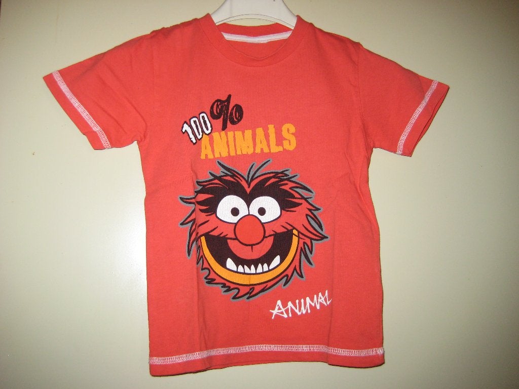 Oranje jongenshirt, 116 (425), Ophalen of Verzenden, Zo goed als nieuw, Jongen, Shirt of Longsleeve