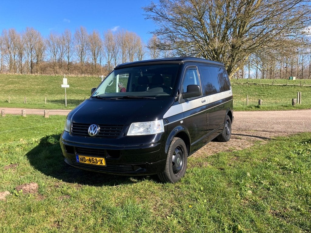 VW T5 Multivan Camper | Airco | Hefdak | 6 zitpl, Caravans en Kamperen, Campers, Verwarmde buitenspiegels, Volkswagen, Particulier
