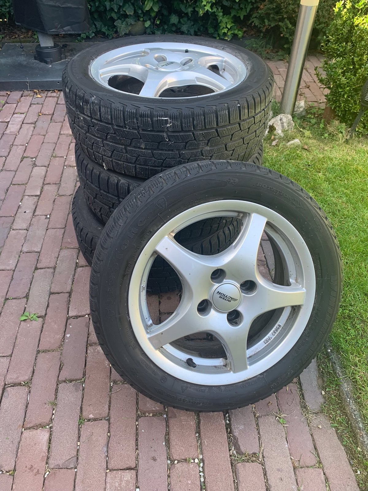 Winterbanden op lichtmetalen velg voor Ford Fiesta, 15 inch, Auto-onderdelen, Ophalen, 15 inch, Banden en Velgen, Winterbanden