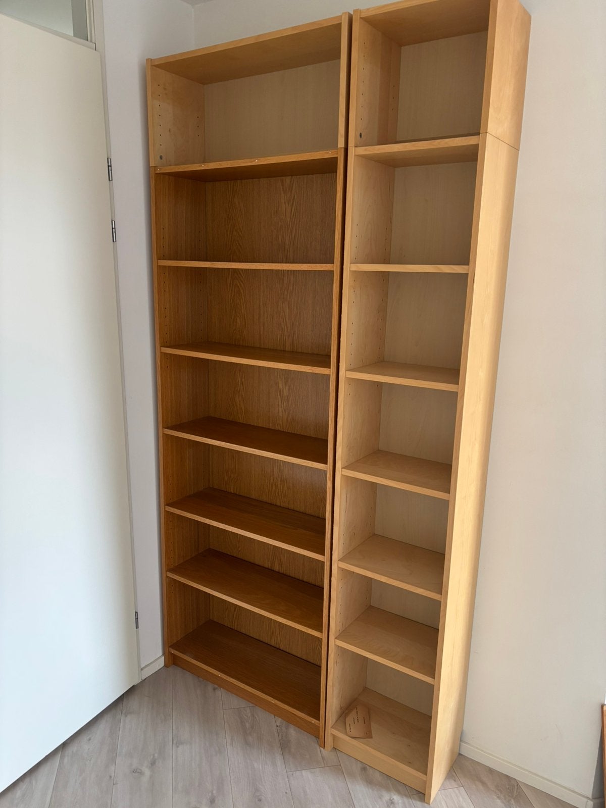 2 Billy boekenkasten, Gebruikt, 200 cm of meer, 25 tot 50 cm, 50 tot 100 cm