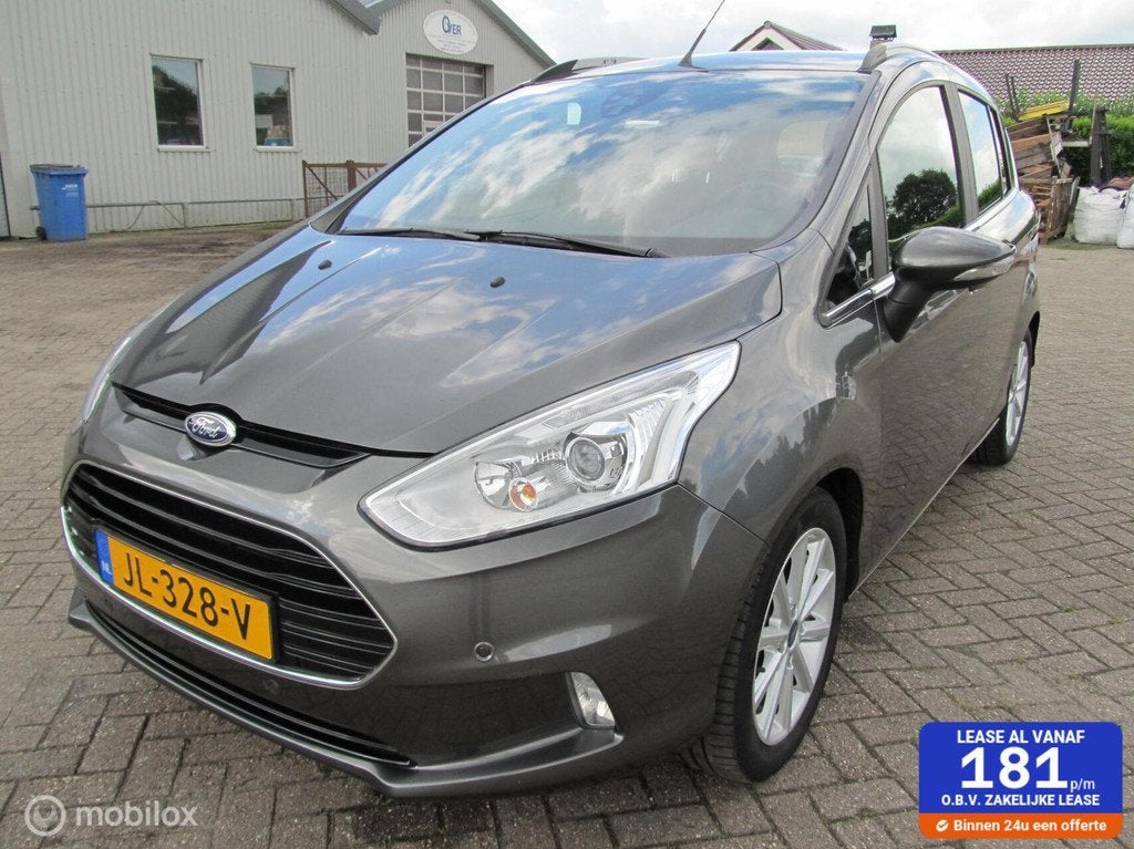 B-Max 1.0 EcoBoost Titanium NL auto met NAP, 46690 km !, Auto's, Ford, Voorwielaandrijving, Automatische klimaatregeling, Gebruikt
