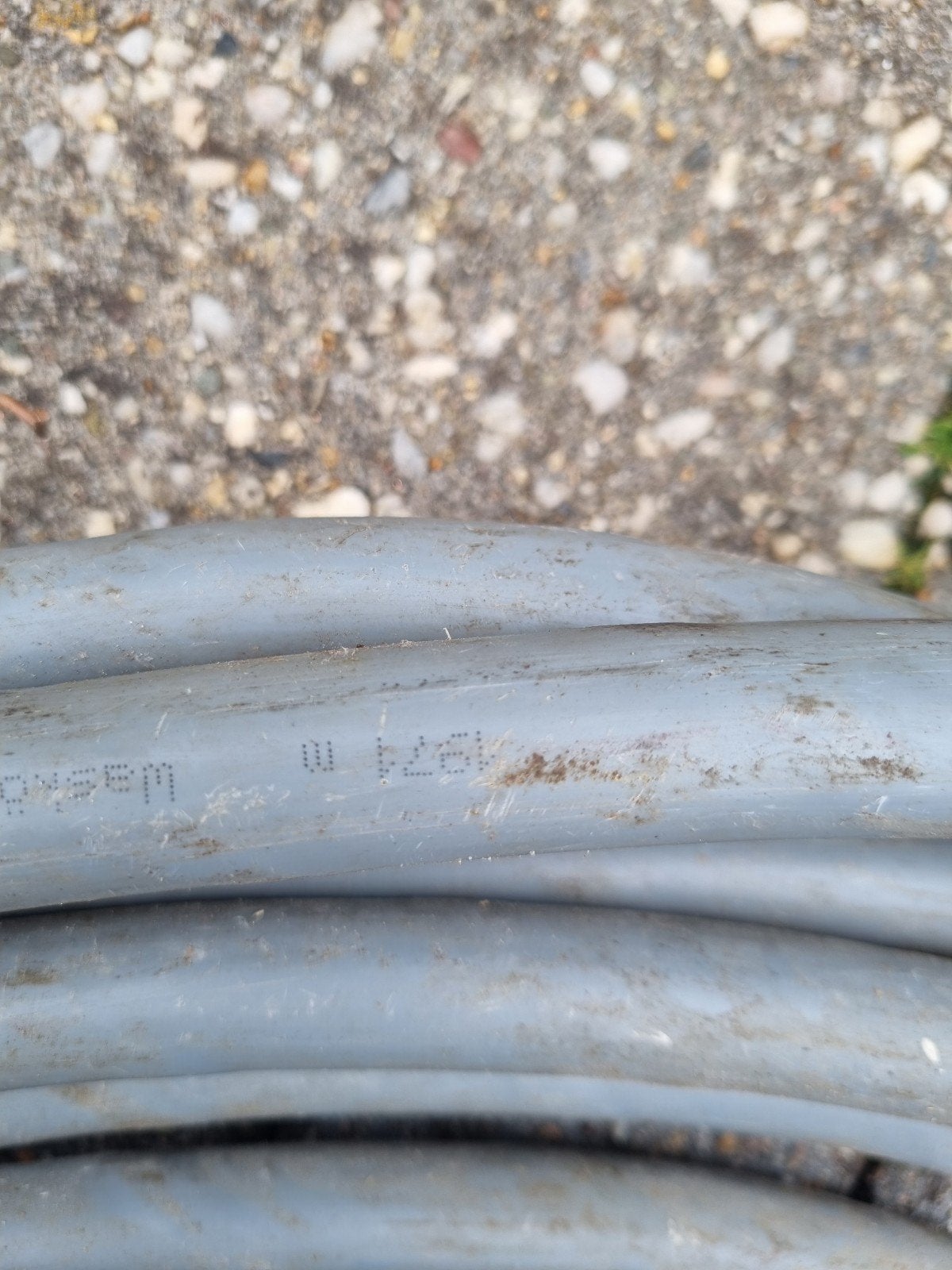waskoning ymvk 4x10 +10 as 15 meter, Ophalen, Gebruikt, Overige merken, Kabel of Snoer