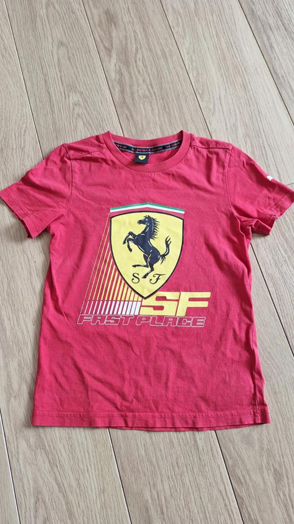 Puma Ferrari t-shirt maat 140, Gebruikt, Puma, Ophalen of Verzenden, Shirt of Longsleeve