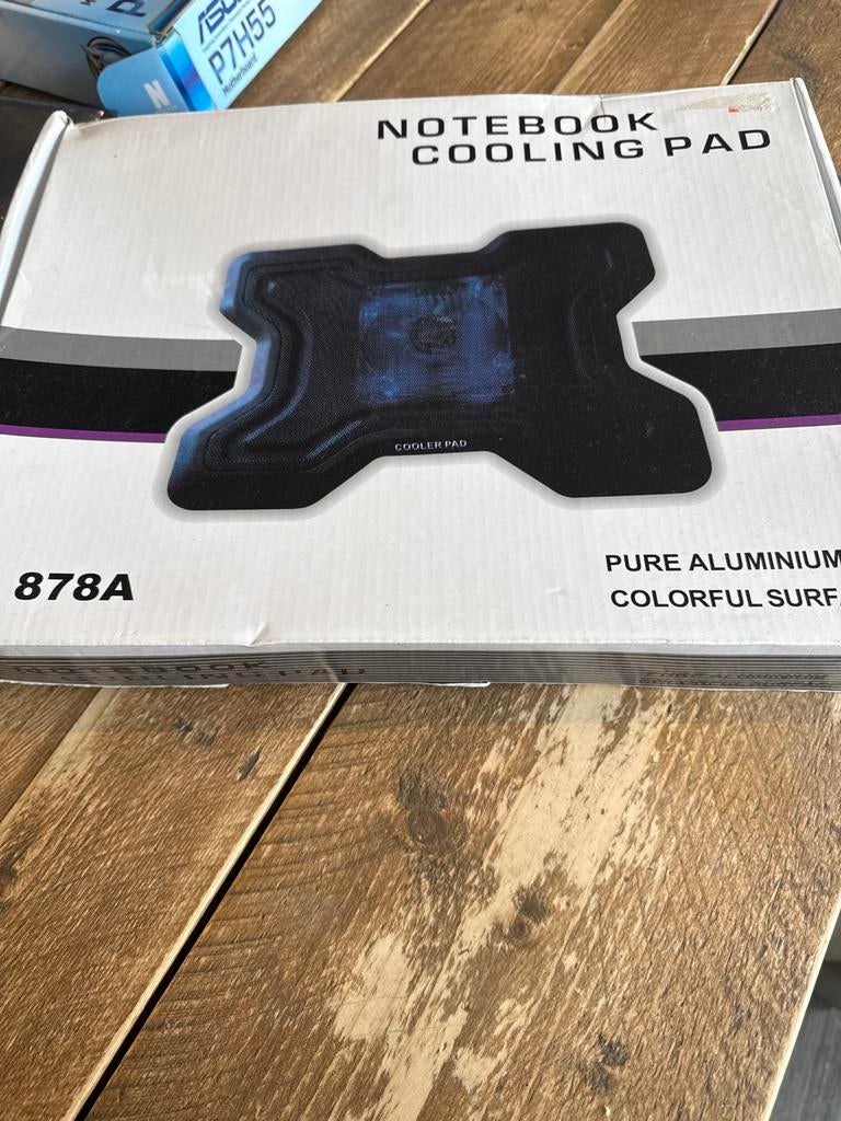 Notebook Cooling Pad 878A, Ophalen of Verzenden, Nieuw, Luchtkoeling
