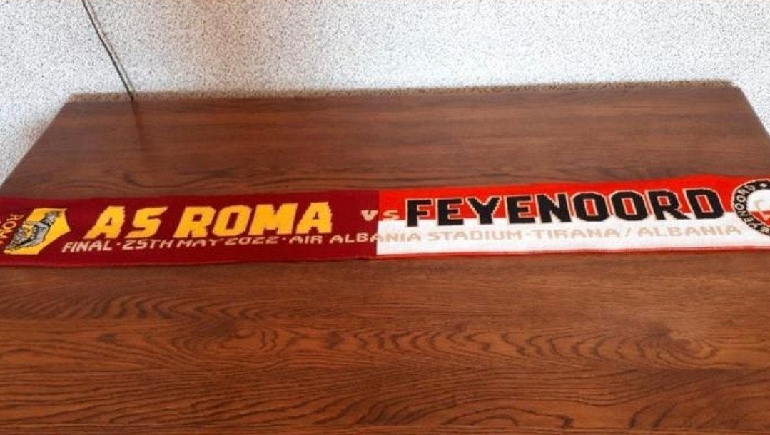 Feyenoord- Roma finale sjaal,
Conference League 2022, Verzenden, Nieuw, Feyenoord, Vaantje of Sjaal