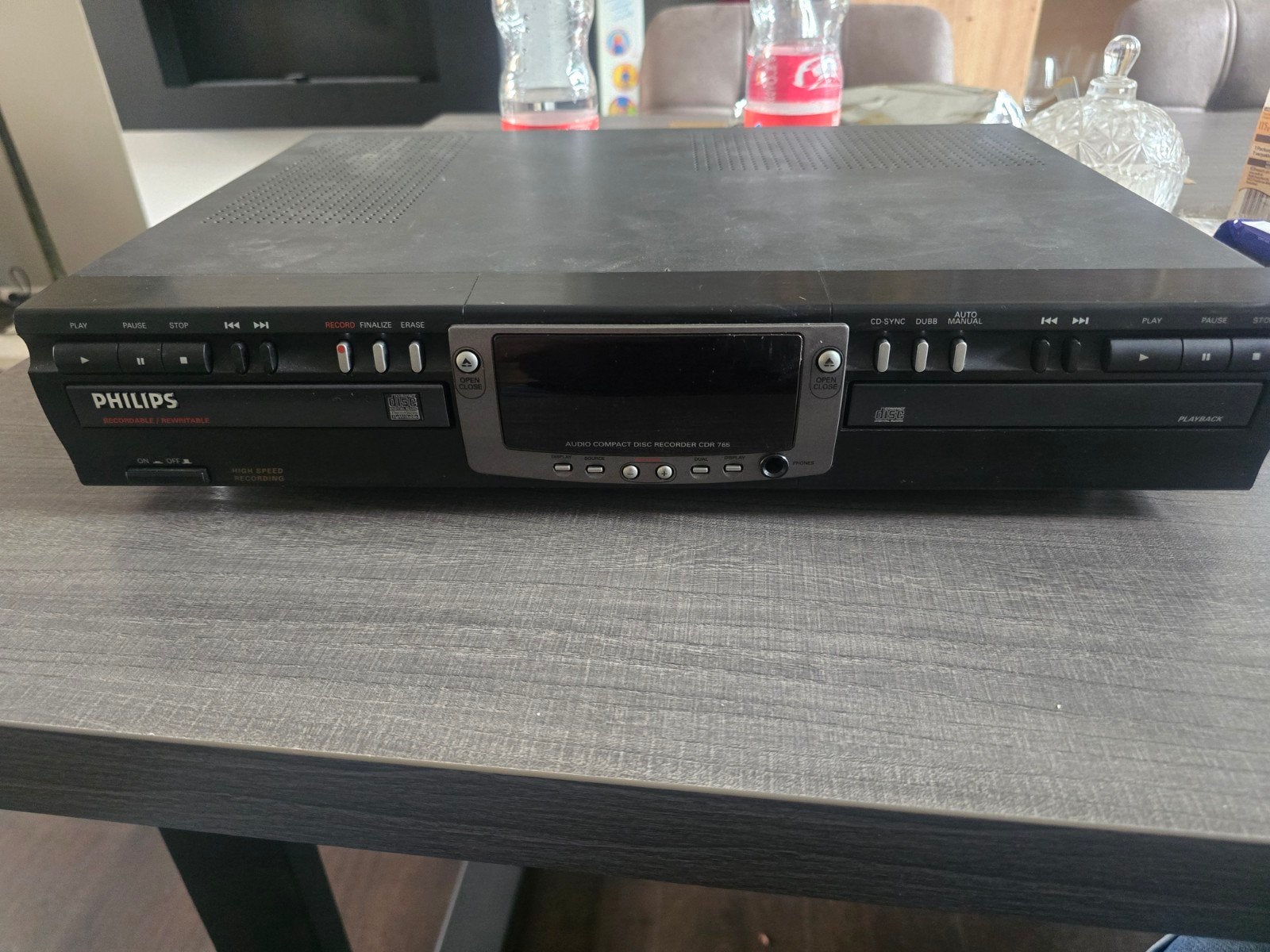 Philips CDR765 CD-recorder/speler - Goede staat, Ophalen of Verzenden