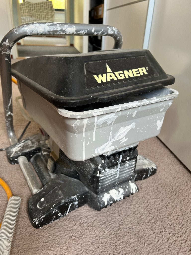 Wagner verfspuit airless sprayer plus, 625 W, Ophalen of Verzenden, Gebruikt, Verfspuit of Verfpomp