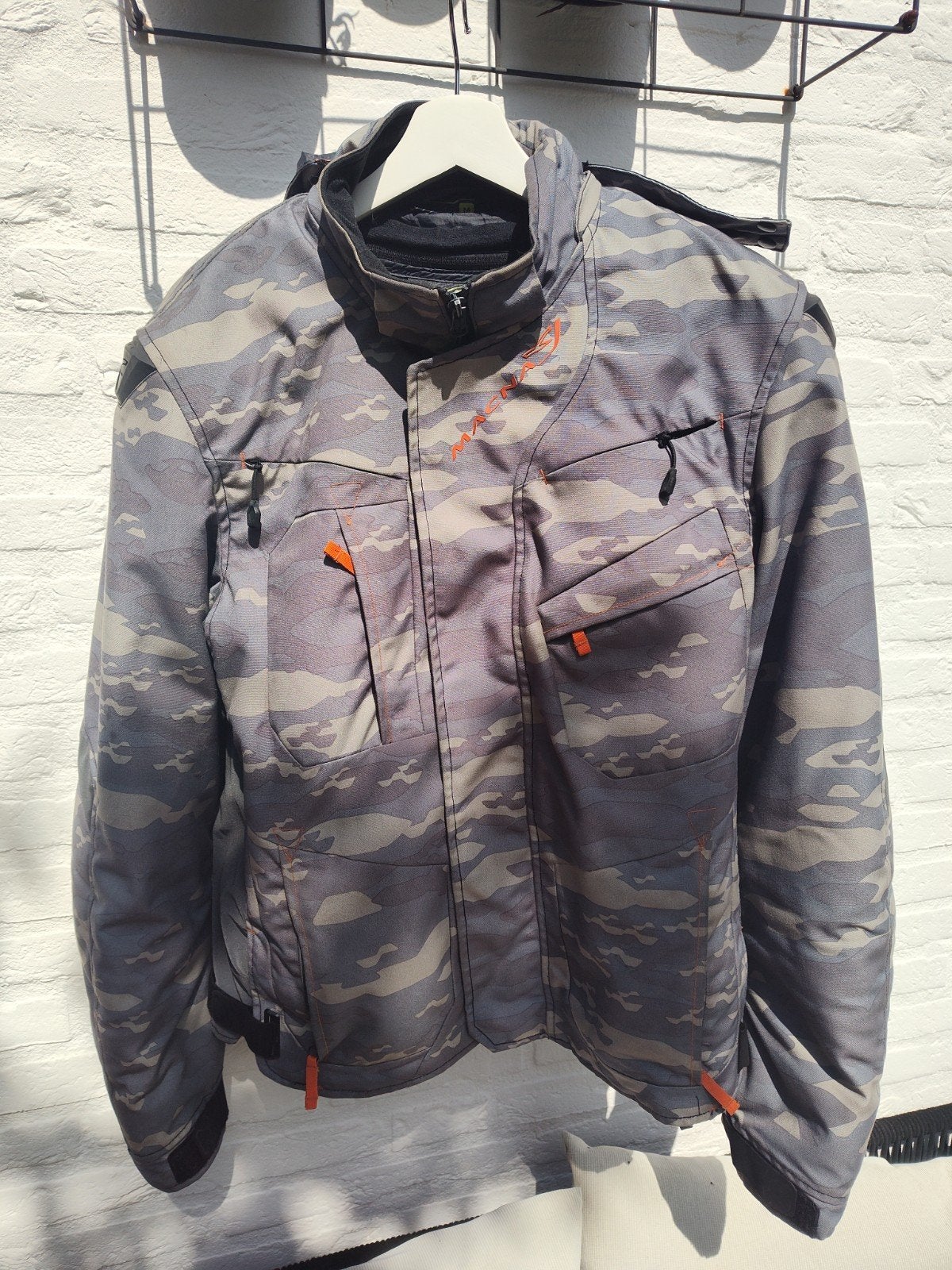 Macna Motorjas en -broek, Maat M, Waterdicht, Camouflage, Motoren, Kleding | Motorkleding, Jas | textiel, Heren, Ophalen of Verzenden