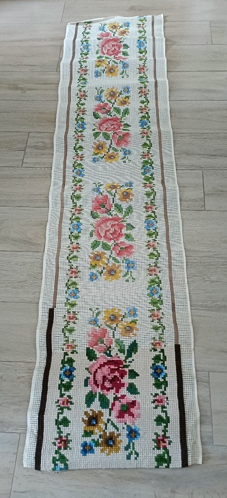 Smyrna loper stramien met patroon (gedeelte geknoopt), Ophalen of Verzenden, Nieuw, Handborduren, Patroon