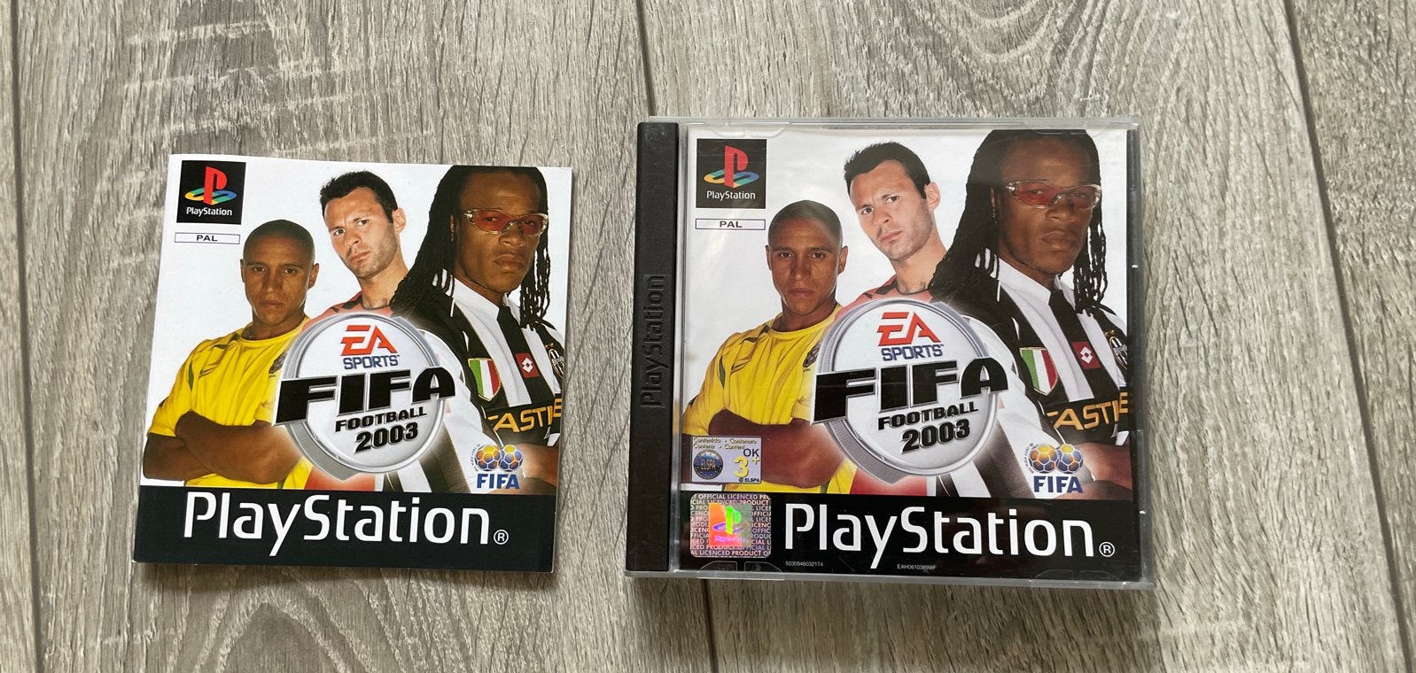 FIFA Football 2003 PlayStation 1 PS1 - Klassieke Voetbalgame, Spelcomputers en Games, Gebruikt, 1 speler, Eén computer, Ophalen of Verzenden