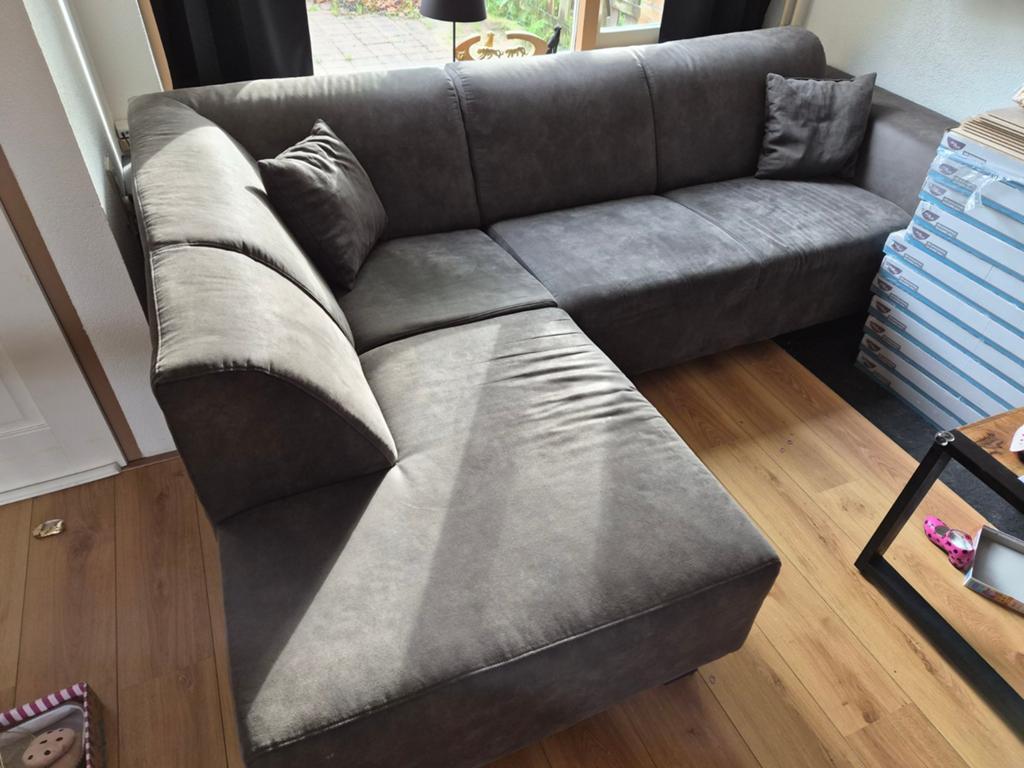 Comfortabele hoekbank - 255x175 cm, Ophalen, 250 tot 300 cm, Gebruikt, Hoekbank