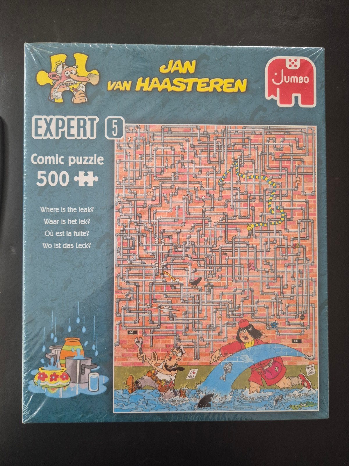 Jan van Haasteren 'Waar is het lek, Een of twee spelers, Ophalen of Verzenden, Zo goed als nieuw, Jumbo
