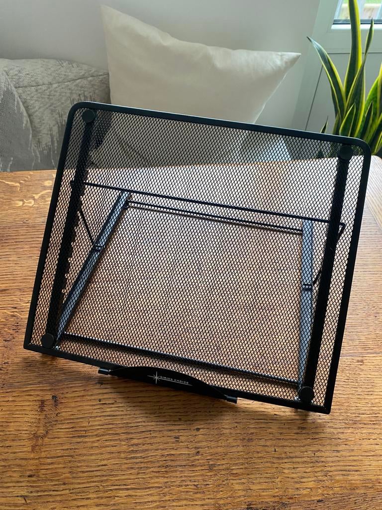 In ruil voor doos thee: laptopstandaard zwart Sirius Choice, Computers en Software, Ophalen, Zo goed als nieuw, In hoogte verstelbaar