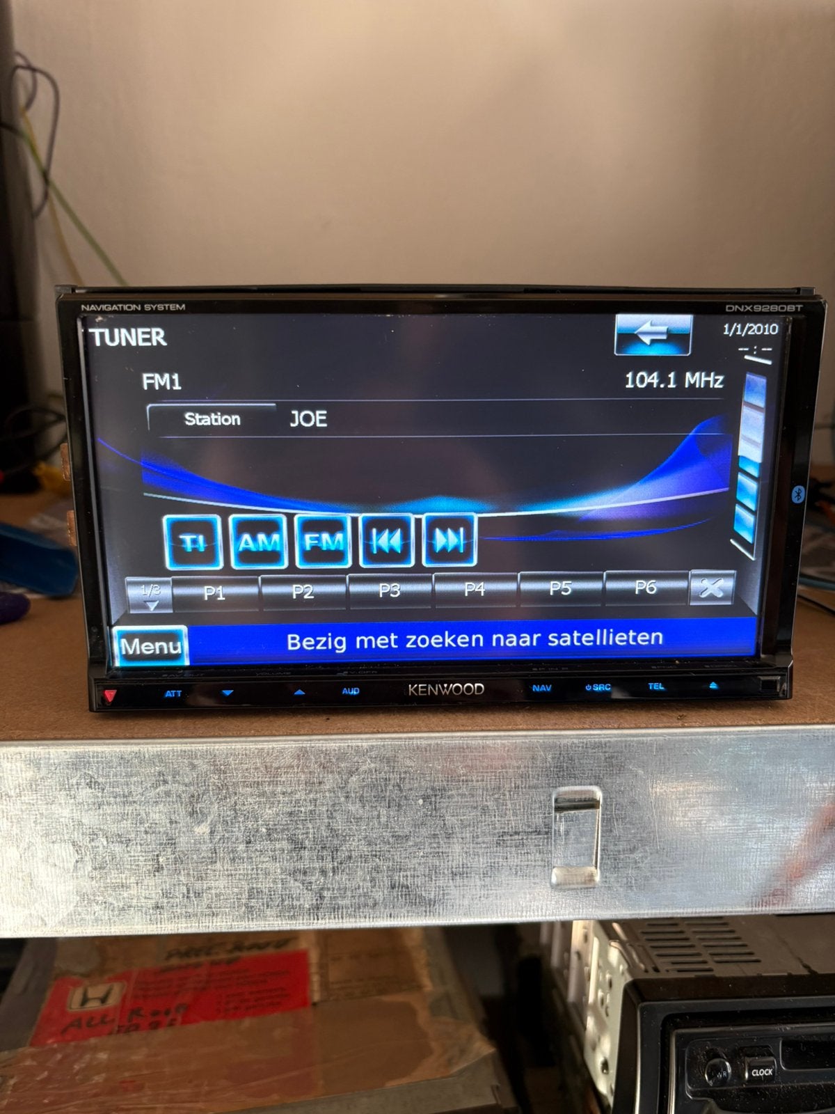 Mooie Kenwood dubbel din radio navigatie, Ophalen of Verzenden, Zo goed als nieuw
