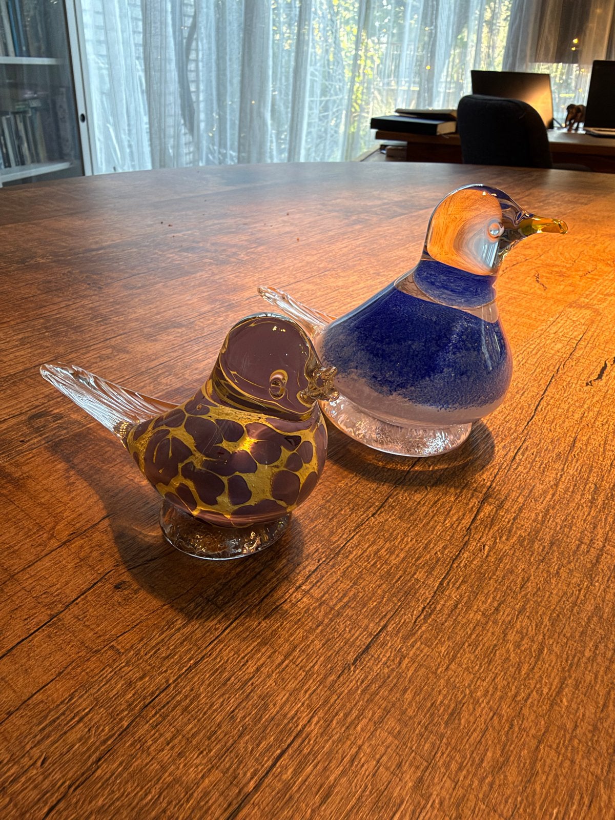 Glazen Vogels - Peter Kaspar - 24% Loodkristal, Antiek en Kunst, Ophalen of Verzenden