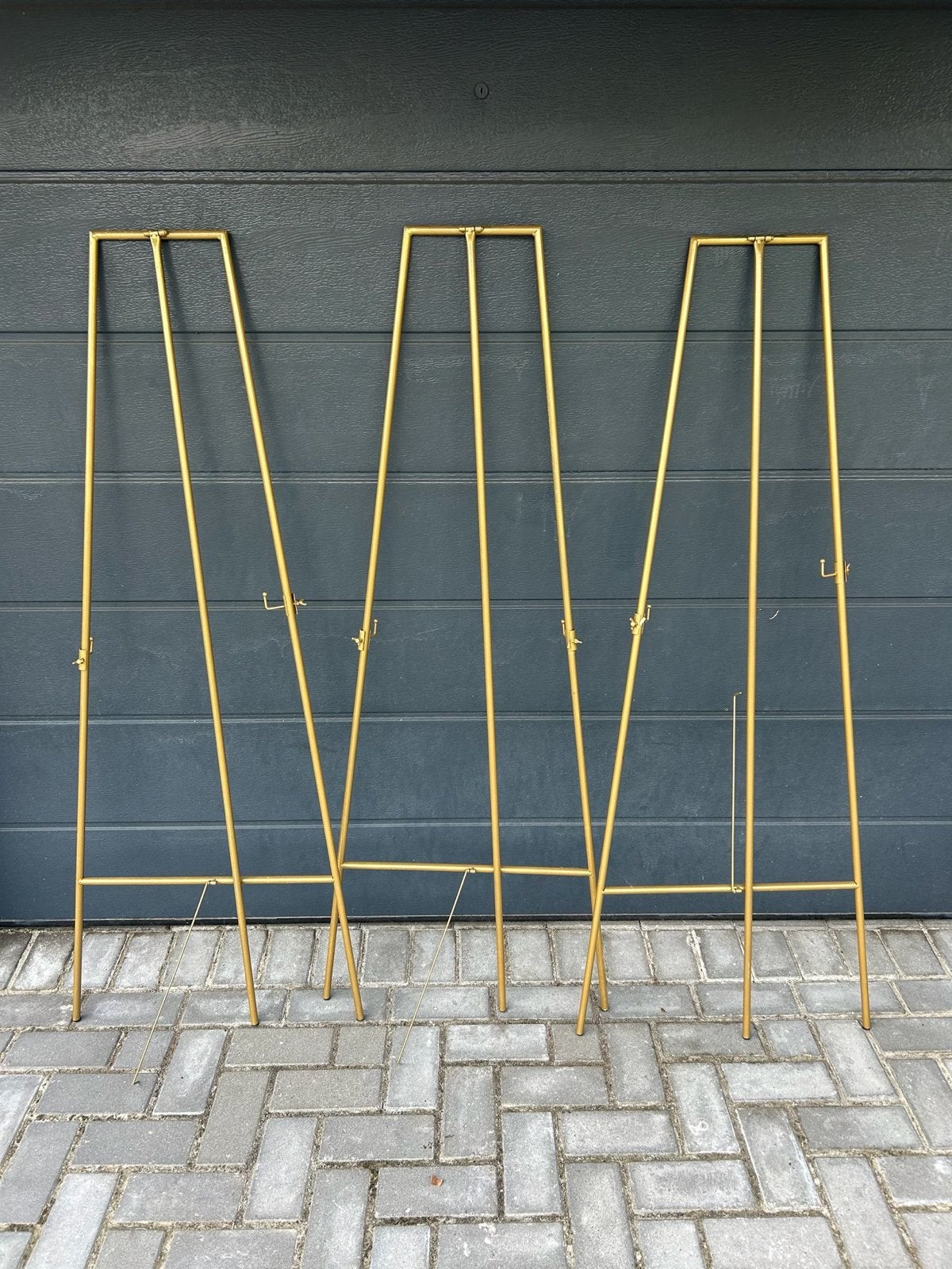Set van 3 Gouden Schildersezels / Display Stands, Ophalen, Zo goed als nieuw