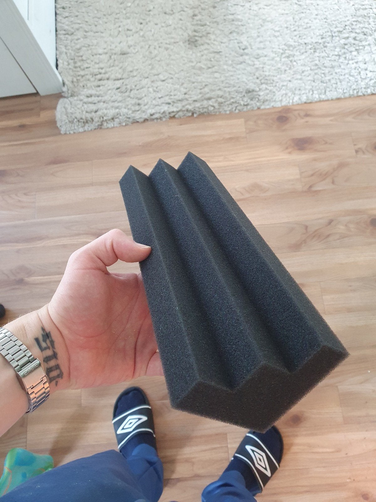 Akoestisch schuim - Geluidsisolatie 17 stuks, Ophalen, Gebruikt