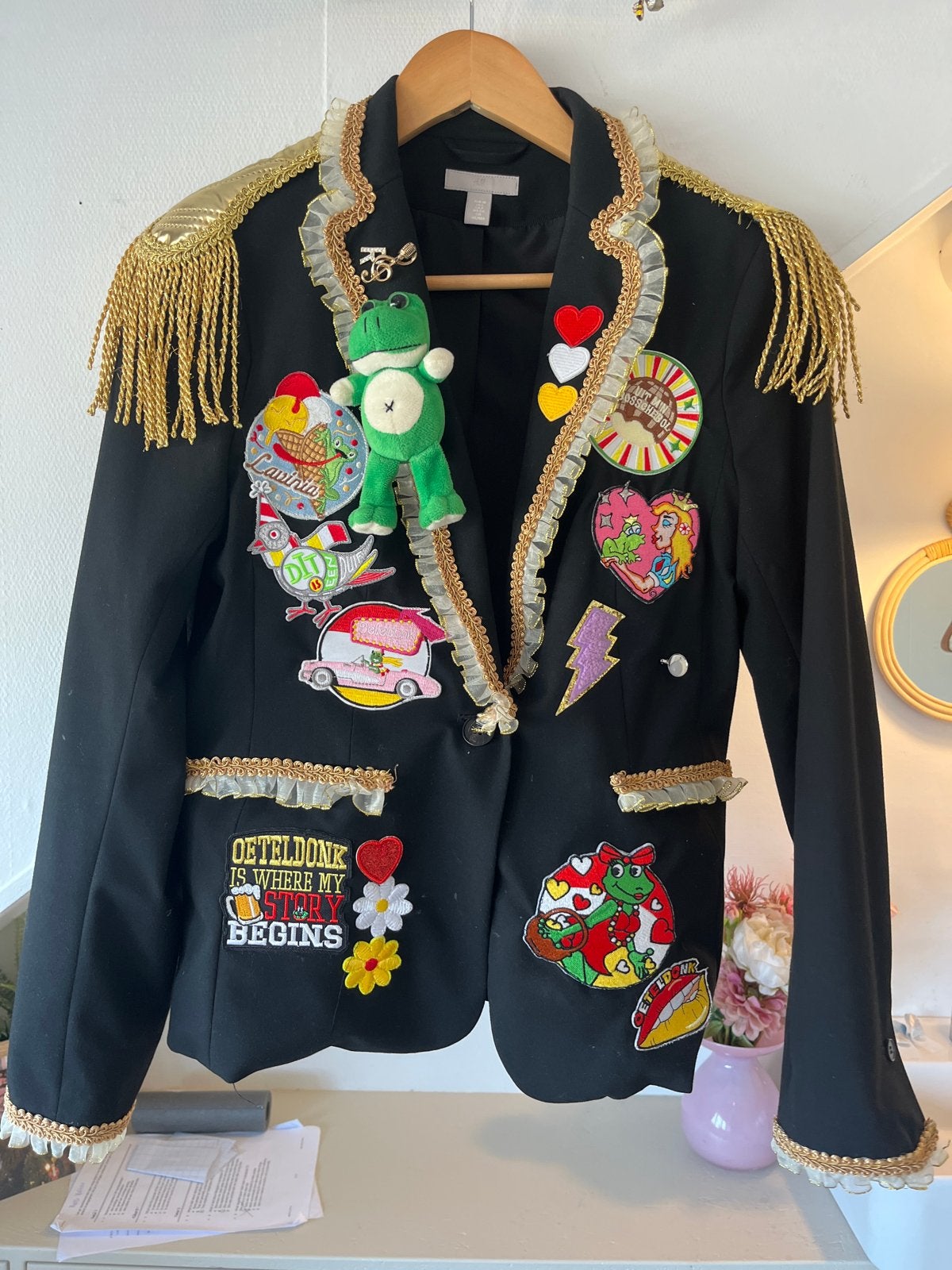 Carnaval Jasje - Maat M, Carnaval, Zo goed als nieuw, Kleding, Ophalen
