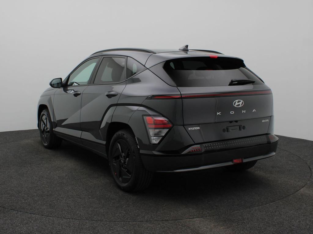 Hyundai Kona Electric Long Range Pure Edition 64.8 kWh | Sto, Auto's, Hyundai, Stof, Zwart, Met garantie (alle), Automatische klimaatregeling