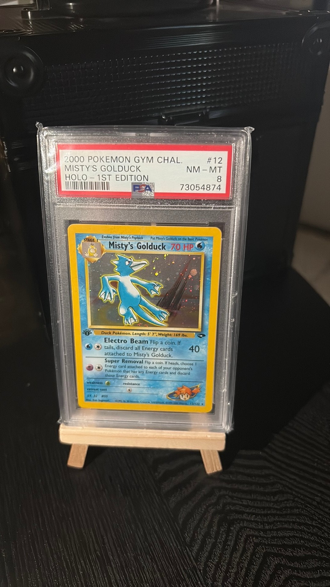 Misty’s golduck 1st edition psa 8, Ophalen, Zo goed als nieuw