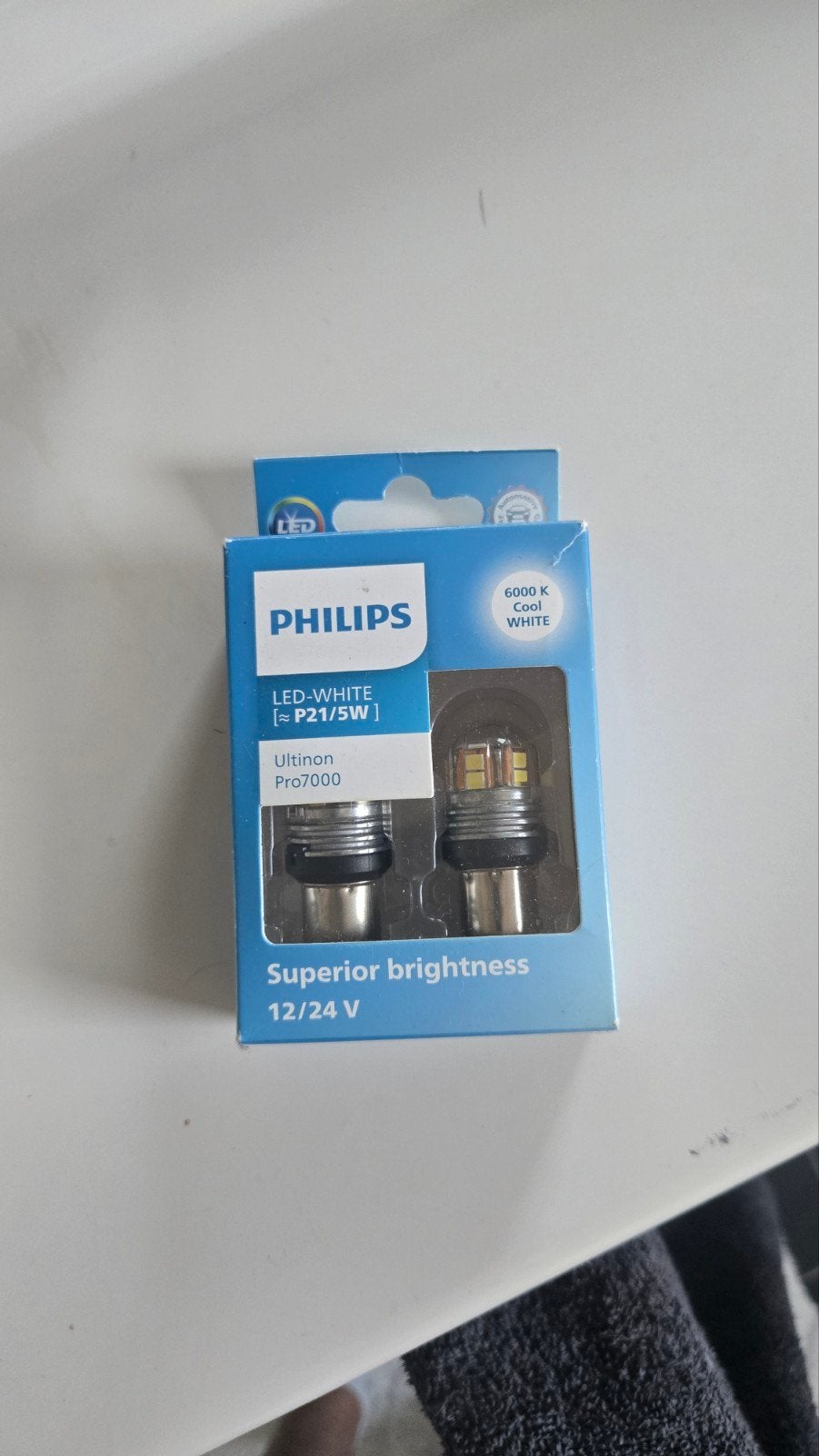 Philips Ultinon Pro7000 LED-Witte P21/5W Autolampen, Ophalen of Verzenden, Nieuw