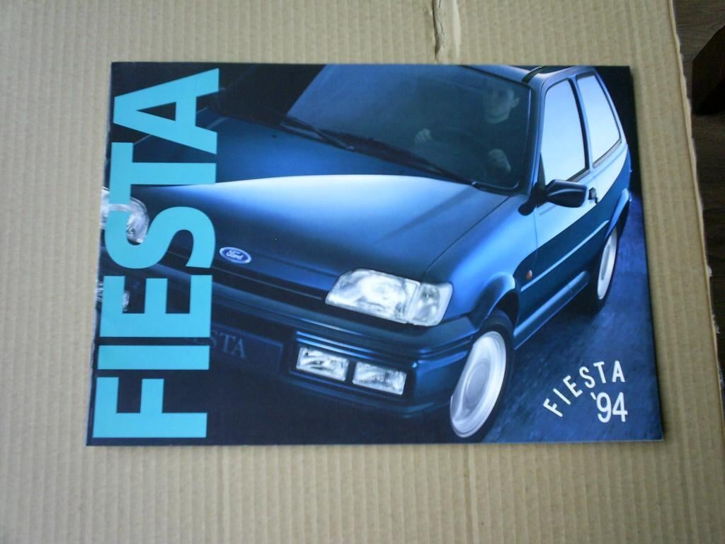 Ford Fiesta o.a. XR 2i 1993 / 1994 12 pag., Verzenden, Zo goed als nieuw, Ford