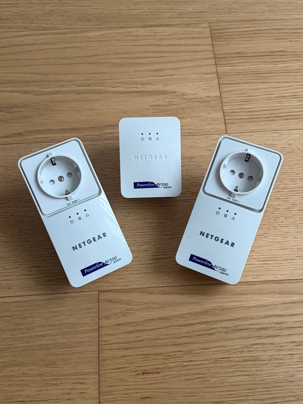 Netgear Powerline AV500 Powerlines (3 stuks), Ophalen of Verzenden, Gebruikt
