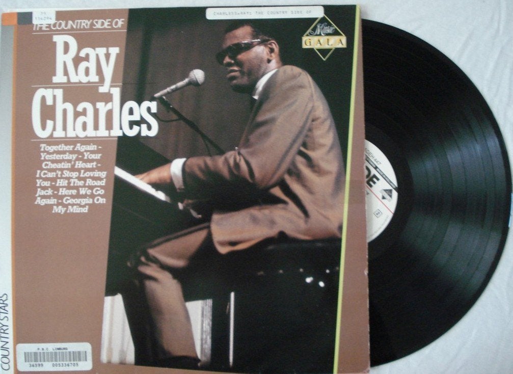 Ray Charles - The country side of Ray Charles, LP, Gebruikt, Ophalen of Verzenden, 12 inch