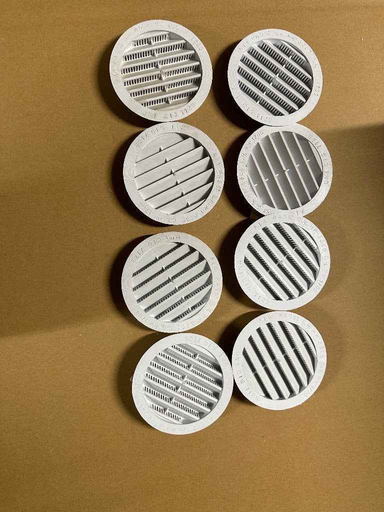 Ventilatie roosters voor beluchting van een gasfles, Ophalen, Nieuw