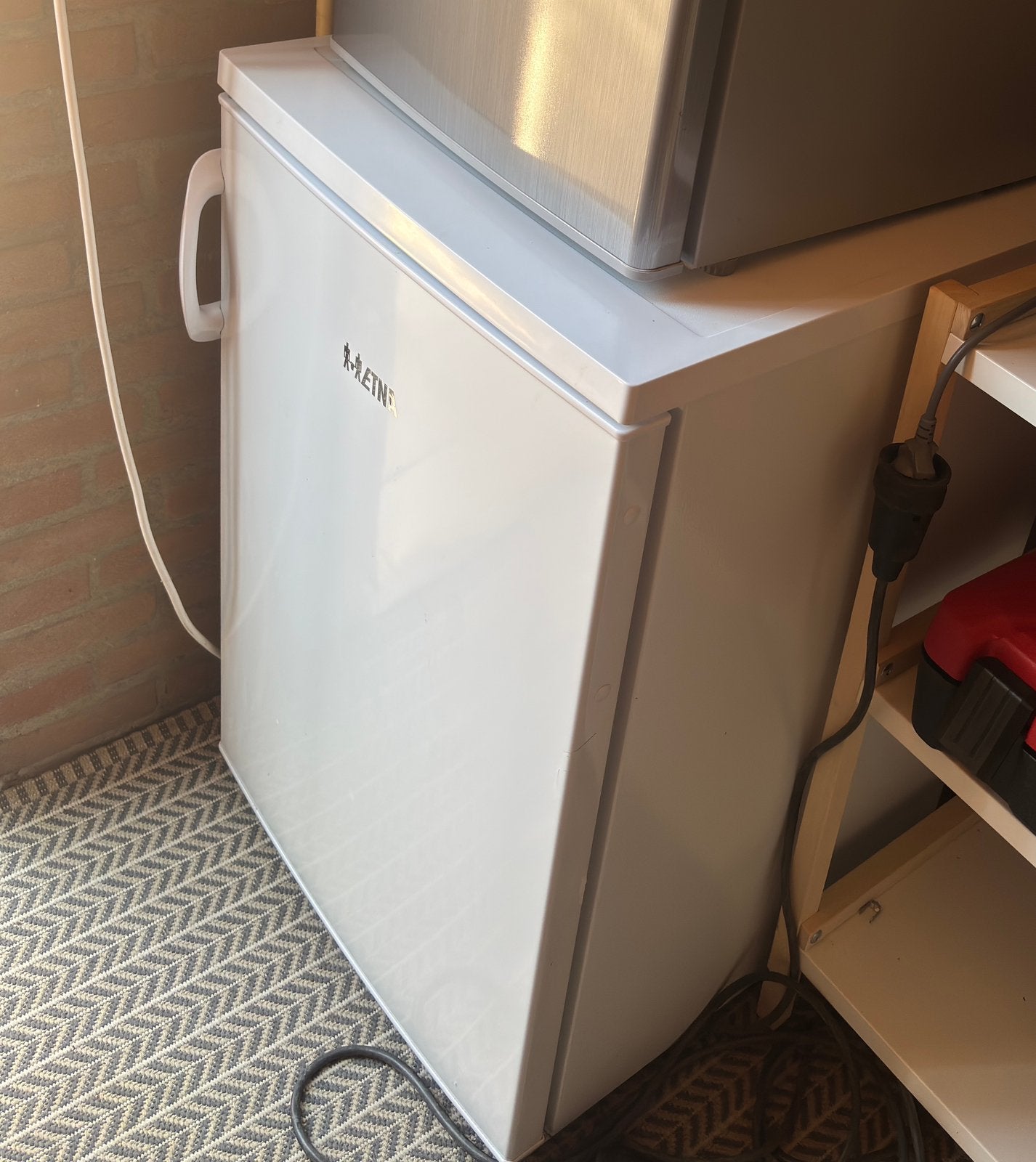 Koelkast Etna zgan, Ophalen, Zo goed als nieuw, Minder dan 60 cm, 85 tot 120 cm