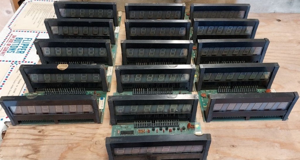 Te Koop: Bally AS-2518-21 6-digit displays., Gebruikt, Elektronisch, Bally, Onderdeel of Defecte kast